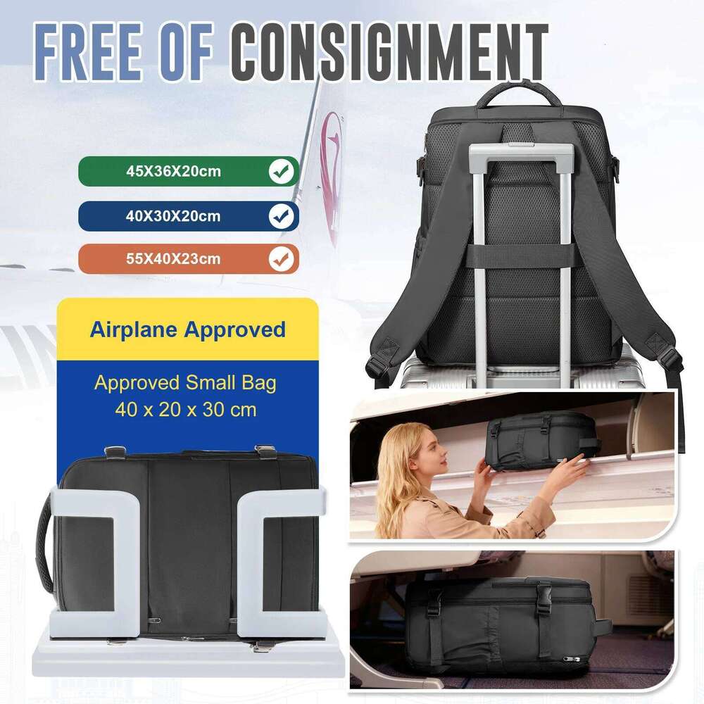 Ryanair Cabin Bag 40x30x20 - New Easyjet Carry-On Travel Hand Luggage Backpack for Casual Use Laptop Backpack,Business Z260204