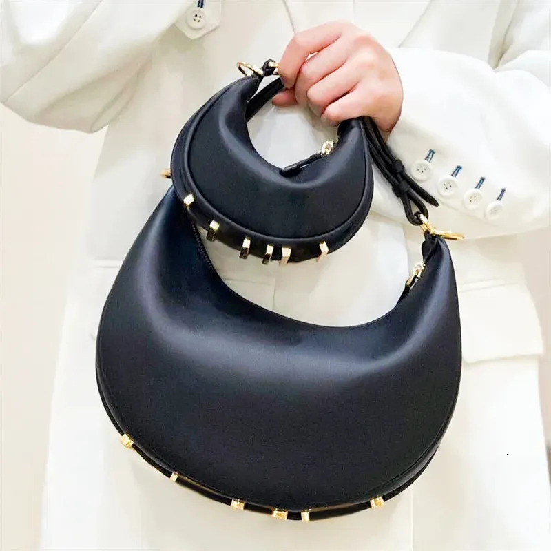 10A quality Graphy half moon bags Wallets Fashion Leather Shoulder Designer for Woman mens Clutch mini Underarm Luxury handbags Pink crossbody Tote Crescent bag2