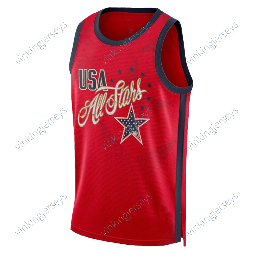 2026 World All-Star Game Jersey Mitchell Jalen Duren Anthony Edwards Curry Durant Antetokounmpo Gilgeous-Alexander Jokic Murray Wembanyama Brunson Tow