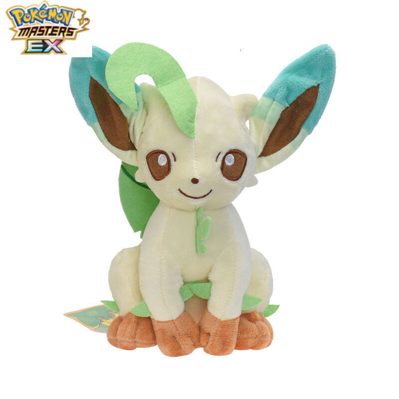 20cm Small Size 9 Sitting Posture Fire Water Sun Fairy Grass Moon Eevee Plush Doll High Quality with Tag L260204