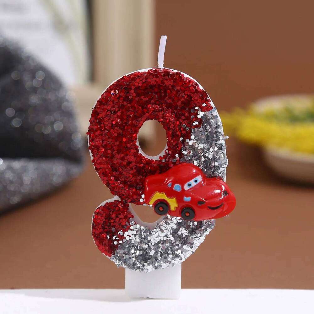 Lightning McQueen Creative Digital Candle Atmosphere Supplies S260204
