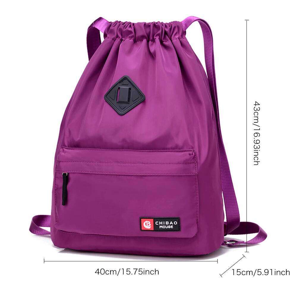 Waterproof Softback Backpacks Women Men Sports Bags Sport Accessories Bag for Gym Fitness Backpack Z260204