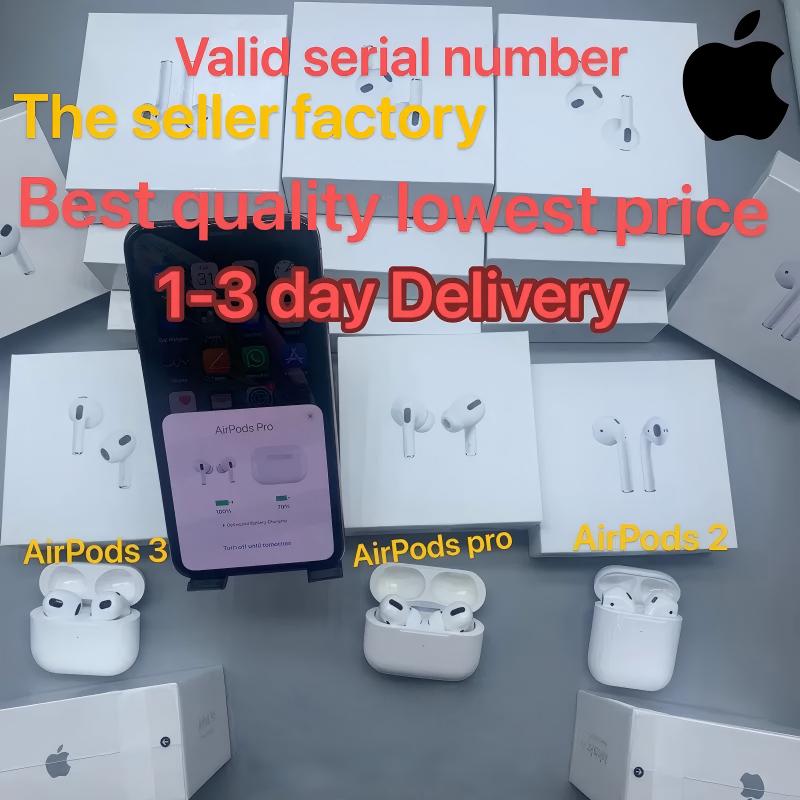 USA Stock For 1:1 COPY airpods3 pro2 3rd generation Air pods2 4 pros3 Bluetooth earphones ANC Wireless Headphones Earbuds Noise Canceling Accessories