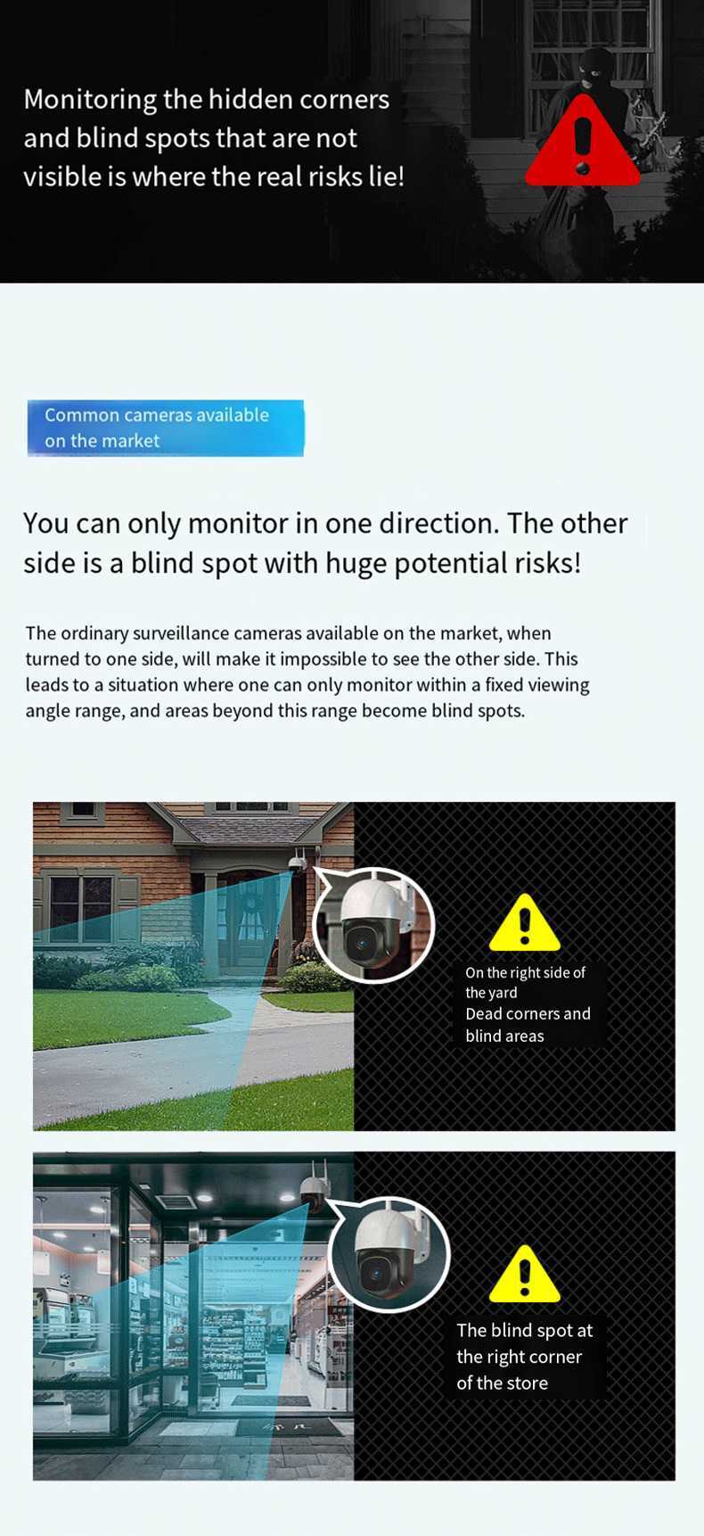 V380 3-lens 4G panoramic surveillance mobile phone with remote high-definition intelligent Wi-Fi waterproof pan-tilt 360-degree camera X250110