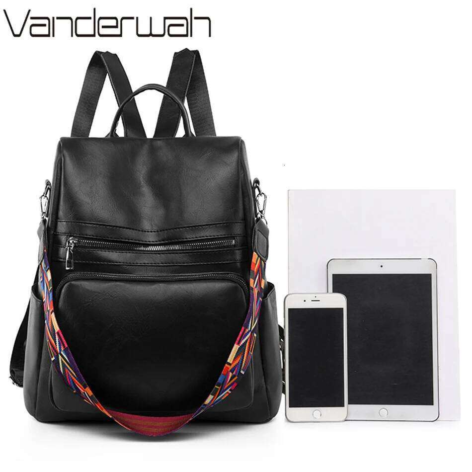 Women's Backpack Ladies Big Bagpack Teenager Girls PU Leather Large Capacity Shoulder Bags for Women 2024 Mochilas Feminina Z260202