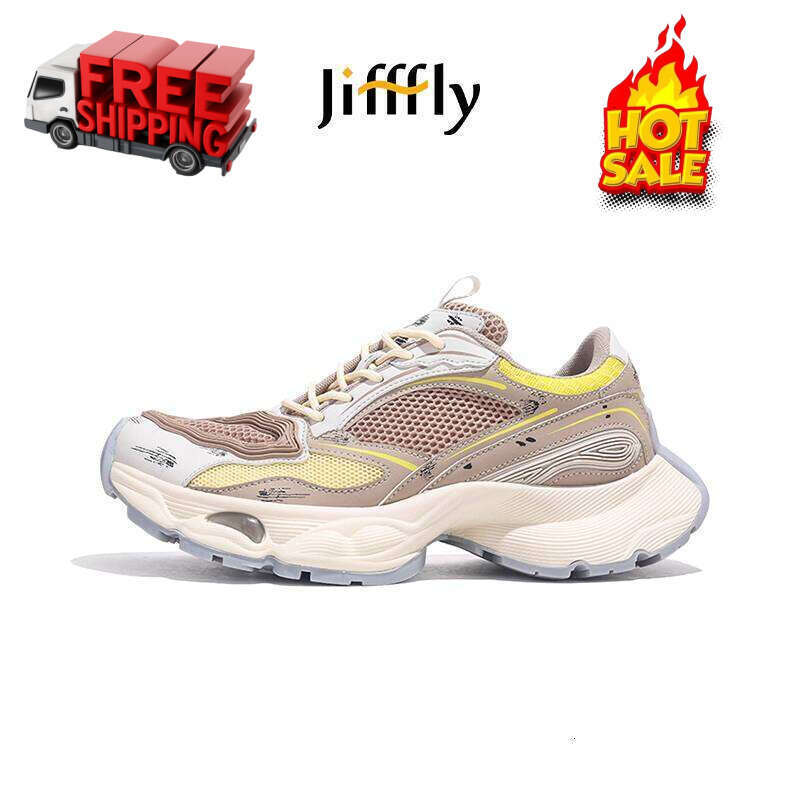 JIFFFLY Men & Women's 2026 Summer Outdoor Sports Shoes Thick Bottom Height Increase Trendy Leisure Skateboarding Travel Sneakers Free Shipping 36