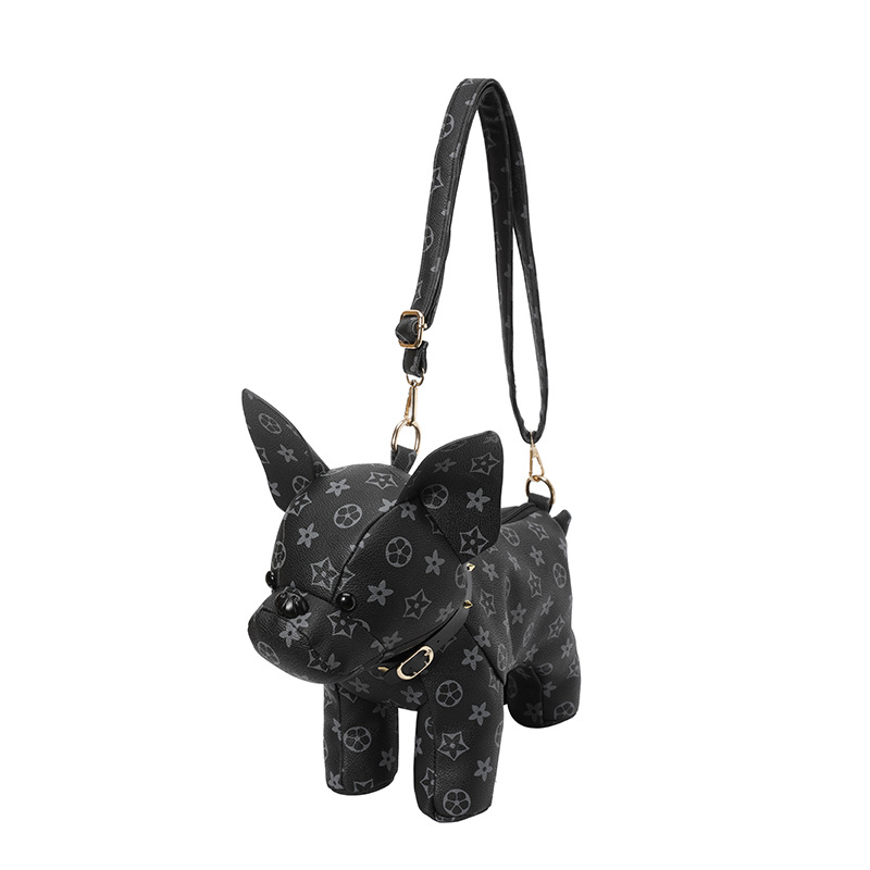 Free delivery shoulder bag Fashionable and Cute French Cow Cartoon Bag Single Shoulder Crossbody Bag Printed
