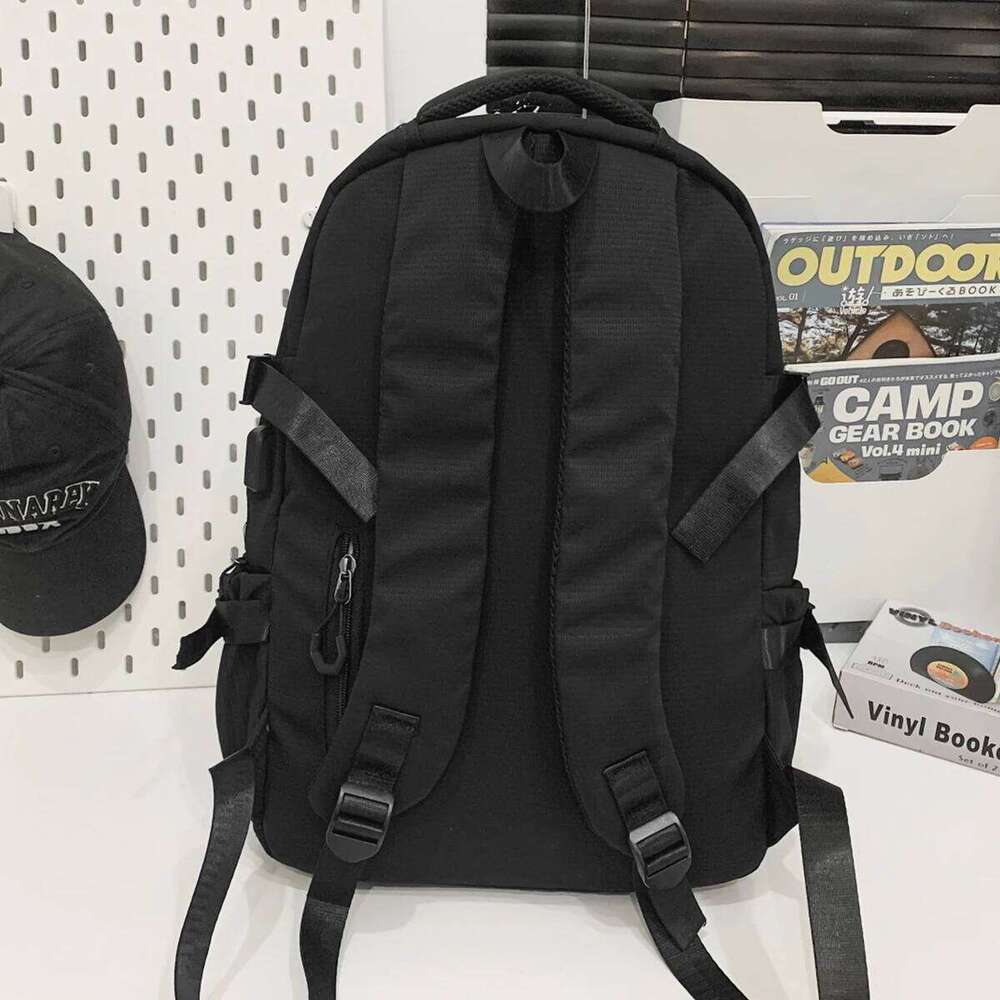 Schoolbag Unisex New Japanese Simple Junior High School Student Large-Capacity Backpack Z260204