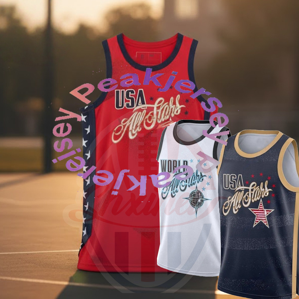 Personalized Custom 2026 ALL-STAR GAME Basketball Jersey Doncic LeBron James Jalen Brunson Stephen Curry Jaylen Brown Tyrese Maxey Jalen Johnson Antho
