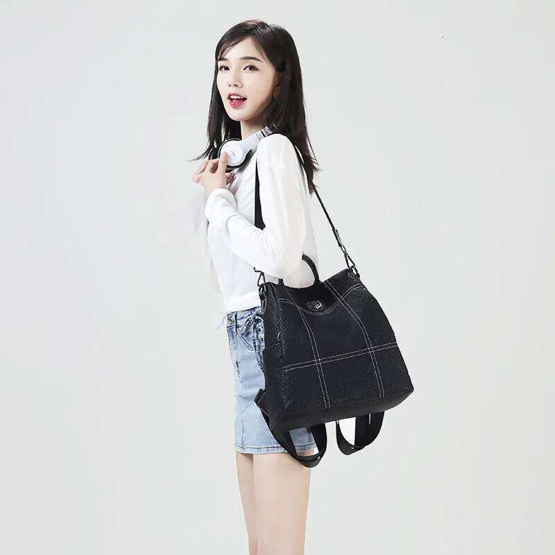 MOTAORA Women's High Quality Leather Backpack Ladies Large Capacity Anti-theft Shoulder For Women Female Travel Bag Z260202