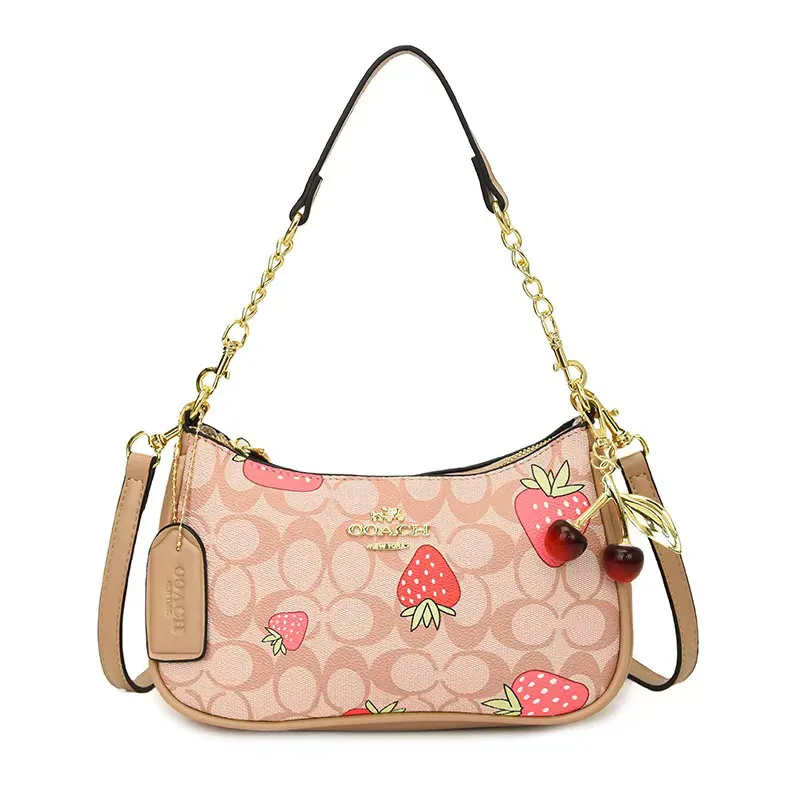 2026 Women designer Bags Shoulder Bags Chain Wallet Strap Purse Embossed Letters Old Flower Handbags Floral Lady Embroidery Bag