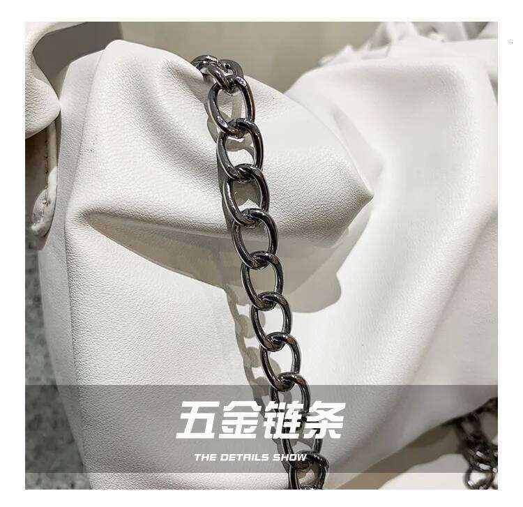 Fashion Versatile Retro Handbags for Women Girl's Sweet Bow Single Shoulder Chain Crossbody Bag Fold Purses and Handbag C260204