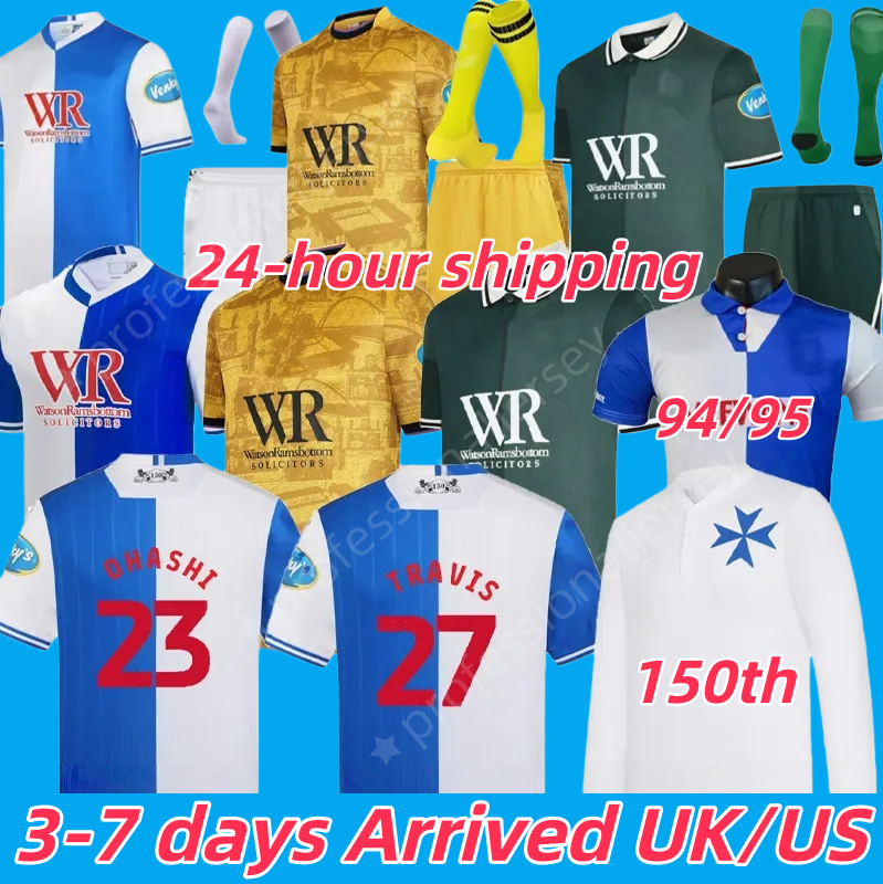 25 26 Blackburn shirt Blackburn 150th Anniversary shirt Rover s retro soccer jerseys football shirt 2025 2026 TRONSTAD GUEYE home away third 94 95 long sleeve
