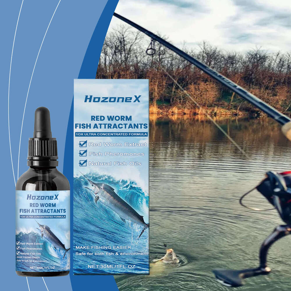 HozoneX Red Worm Formula Bait Food Additive Wild Fishing Fish Attractant S260203