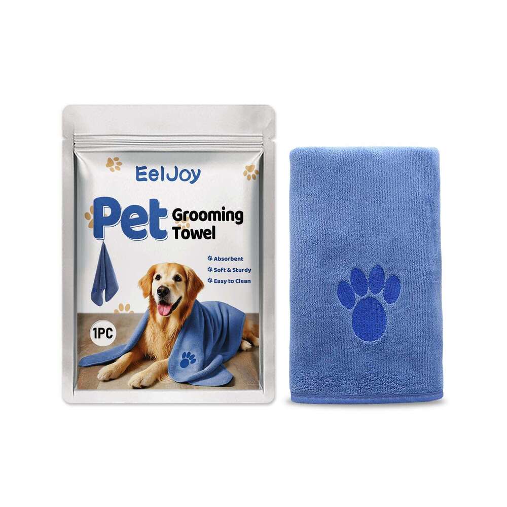 EelJoy Microfiber Absorbent Towel Soft Durable Quick Dry Pet Grooming Care S260203