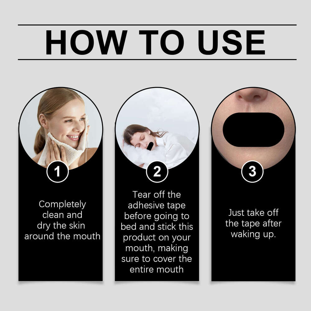 Ximonth Gentle for Nighttime Body Comfort Care Breathable Sleep Mouth Closure Patch S260203