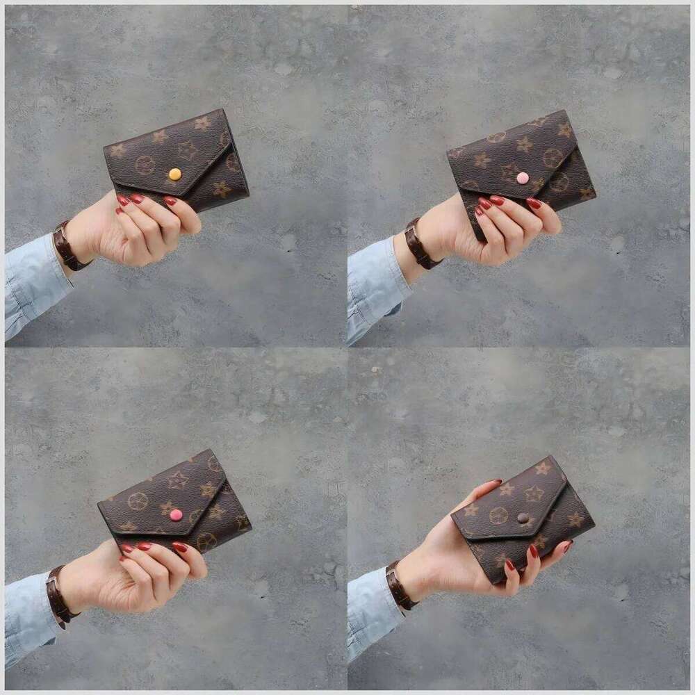 Vintage women's small purse, short style, bean-shaped card portable and versatile, mini wallet, leather case, Y2K style H260204