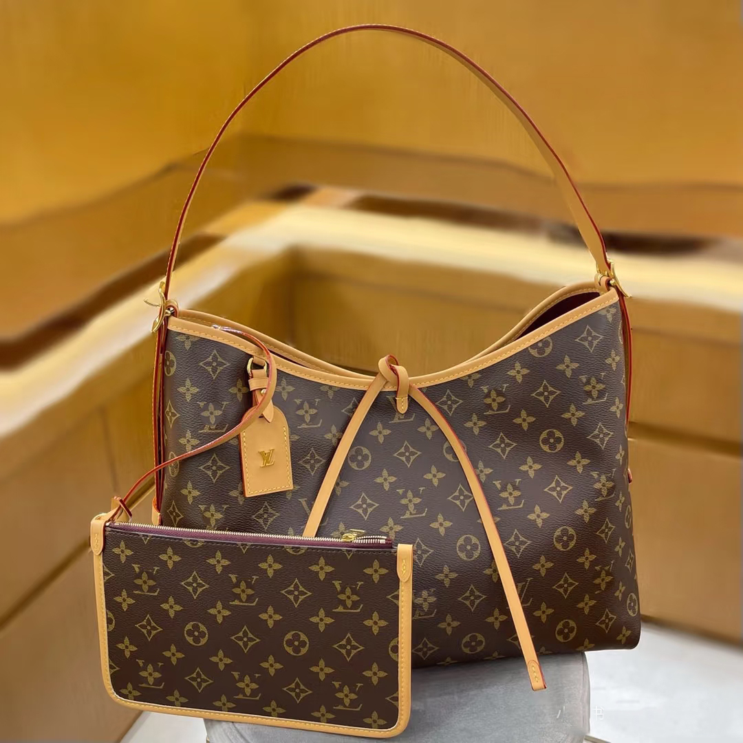 Designer Shoulder Bag Tote Women Crossbody Bags Leather Luxury Old Flower Diane Baguette Handbag Large-capacity Canvas Strap Embossed Letters Woman Wallet Purse