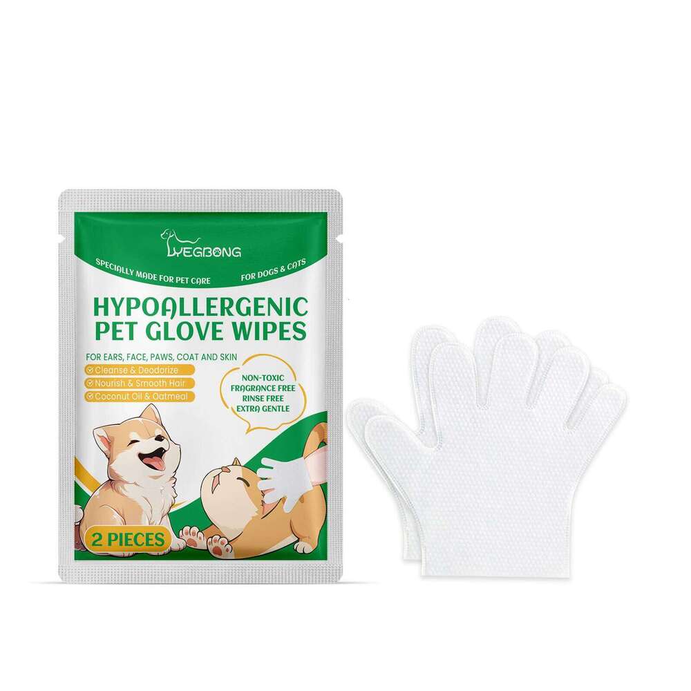 Yegbong Pet Disposable Dog Cat Hair Skin Gentle Cleaning Care Gloves S260203c'c'c
