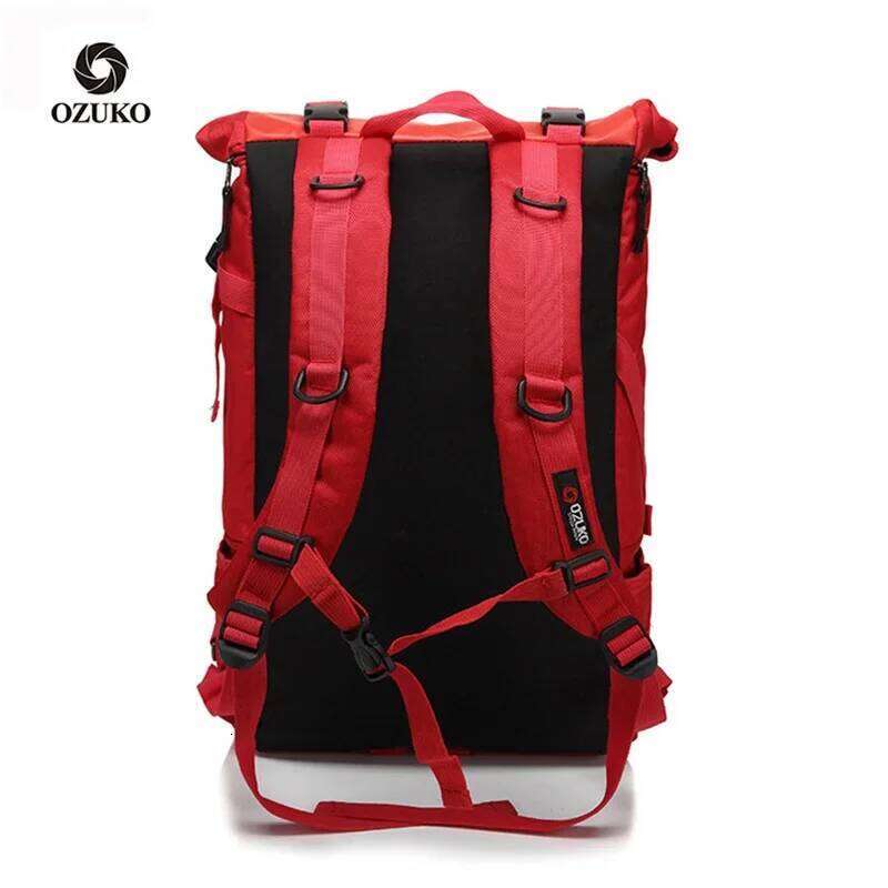 OZUKO Schoolbag for Teenager 15.6 inch Laptop Water Backpack 49*28*14 Men Student Backpacks Male Travel Mochila Fashion Z260204