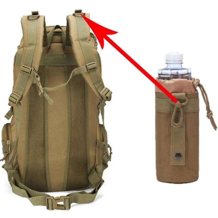 50L Tactical Backpack Outdoor Sport Rucksack 3P Molle Daypack Camping Hunting Climbing Waterproof Fishing Hiking Bags Z260204