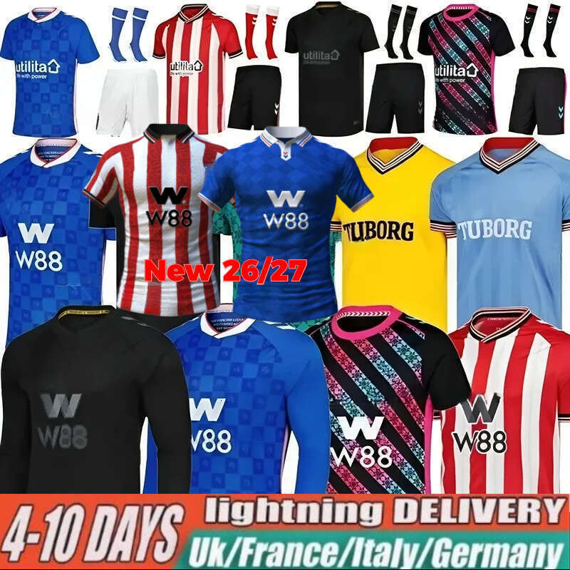 SUNDERLAND 25 26 27 NEW Soccer Jerseys STEWART SIMMS ROBERTS AMAD CLARKE DAJAKU EMBLETON EVANS O'NIEN 2025 2026 Football Shirt men kids kit 3RD PRITCHARD