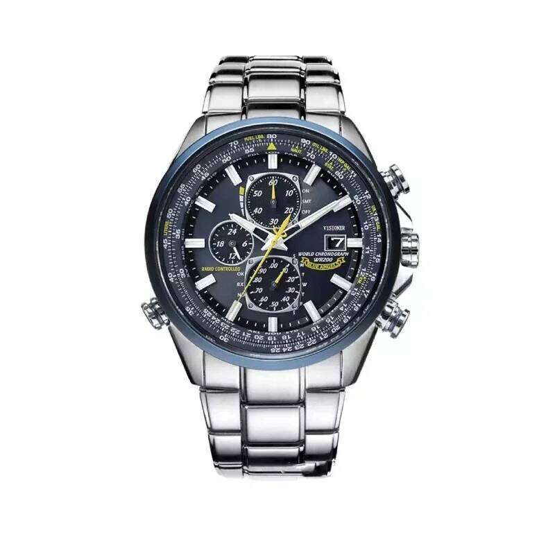 2025 High Quality Men's Quartz Luxury Trend Luminous Multi-Function Chrono Stainless Automatic Watch Christmas Gifts 26Y0204