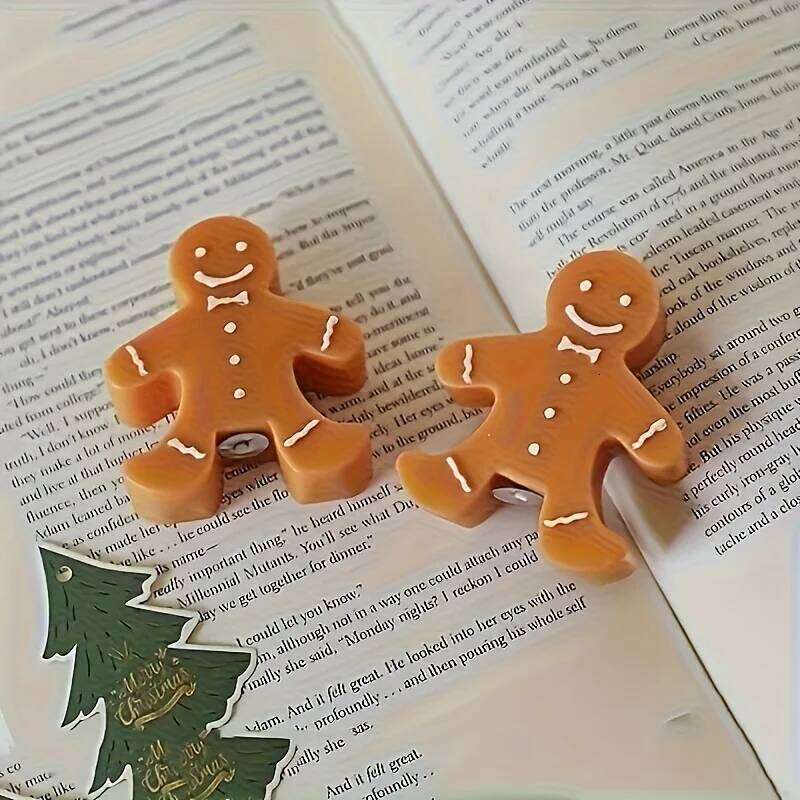 1 Piece Gingerbread Scented Candle - Perfect for Christmas, Weddings, Home Decoration, Birthdays, and Other Occasions S260204 905