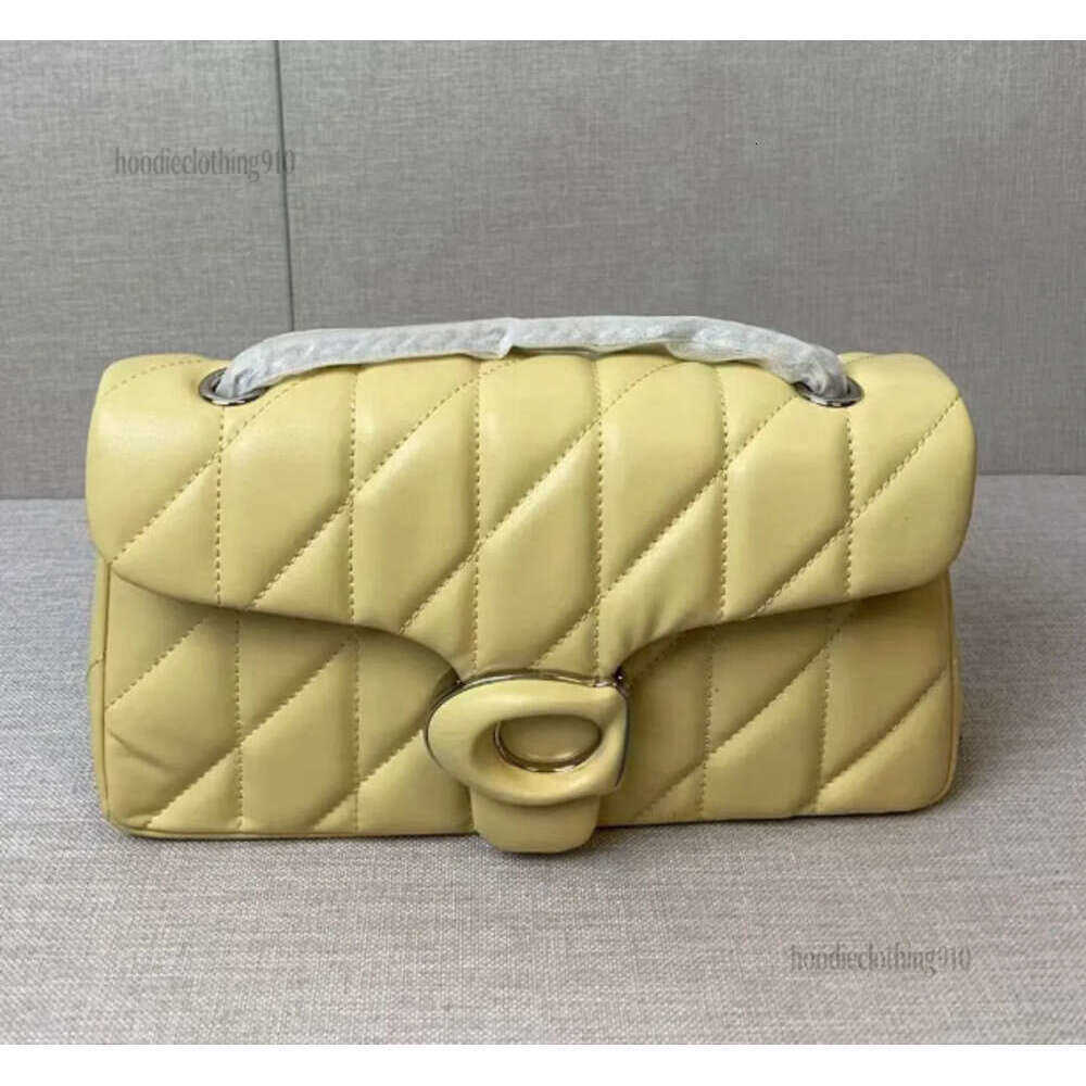 Evening Bags Coaclys Bags Tabby Coacher Lady 10A Designer Bag Mirror Quality Tote Handbag Purse Leather Rice Flour Cake Crossbody Fashion Soft Envelope Satchel Bag