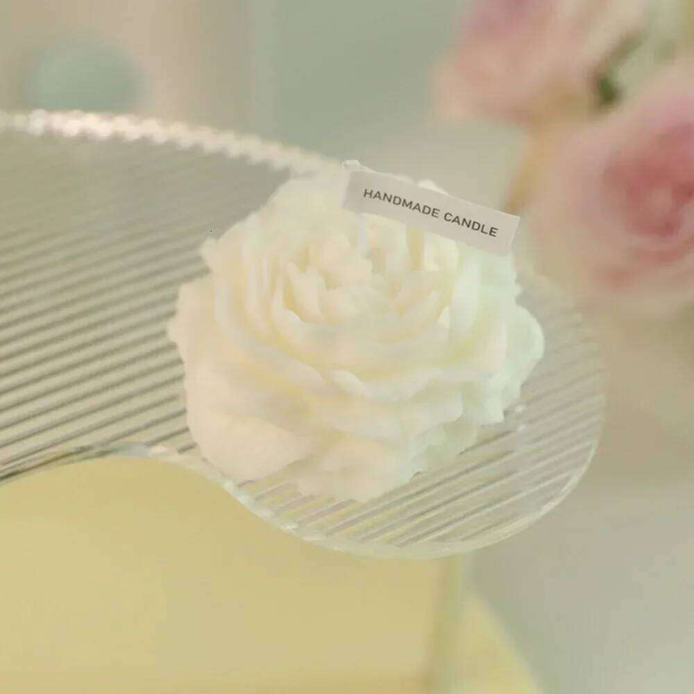 Purely Peony Shaped Candle DIY Handmade Creative Flower For Party Gifts Wedding Home Banquet Decoration S260204