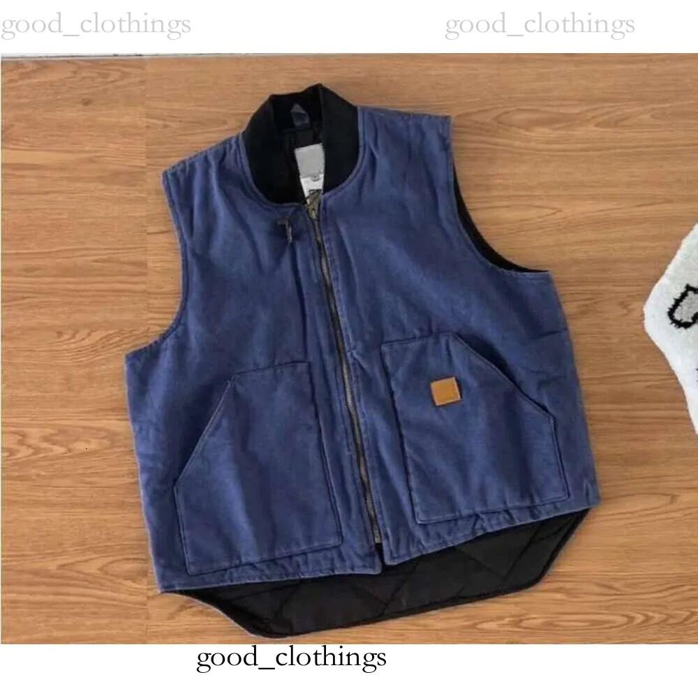 carharrtly Gilet Jacket Men Vest Designer Jacket carhearrt Jacket Classic Style Cavans Fabric Warm Jacket Vest Vintage Wholesale Carhatvests Men's Vest c15