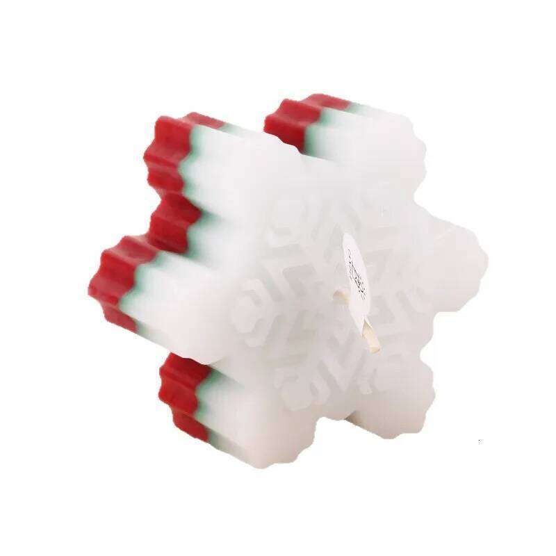Snowflake Shaped Aromatherapy Candles Without Black Smoke Home Decoration Candlelight Dinners Birthday Parties Christmas Gifts S260204