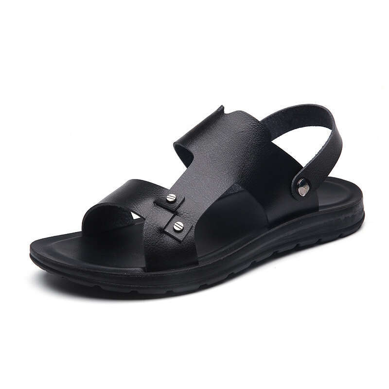 slippers designer mens sandals summer new fashion slippers mens one shoe two wear casual beach shoes mens shoes comfortable breathable casual shoes
