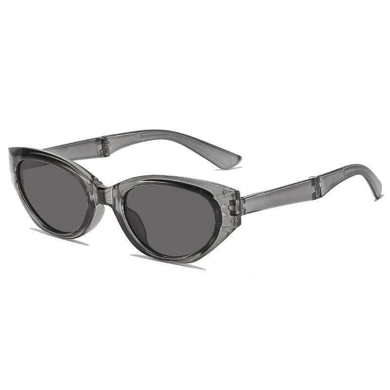 New Arrival Circular Sunglasses Women Men Folding Sun Oval Eyewear Glasses Male Female Eyeglasses C260204