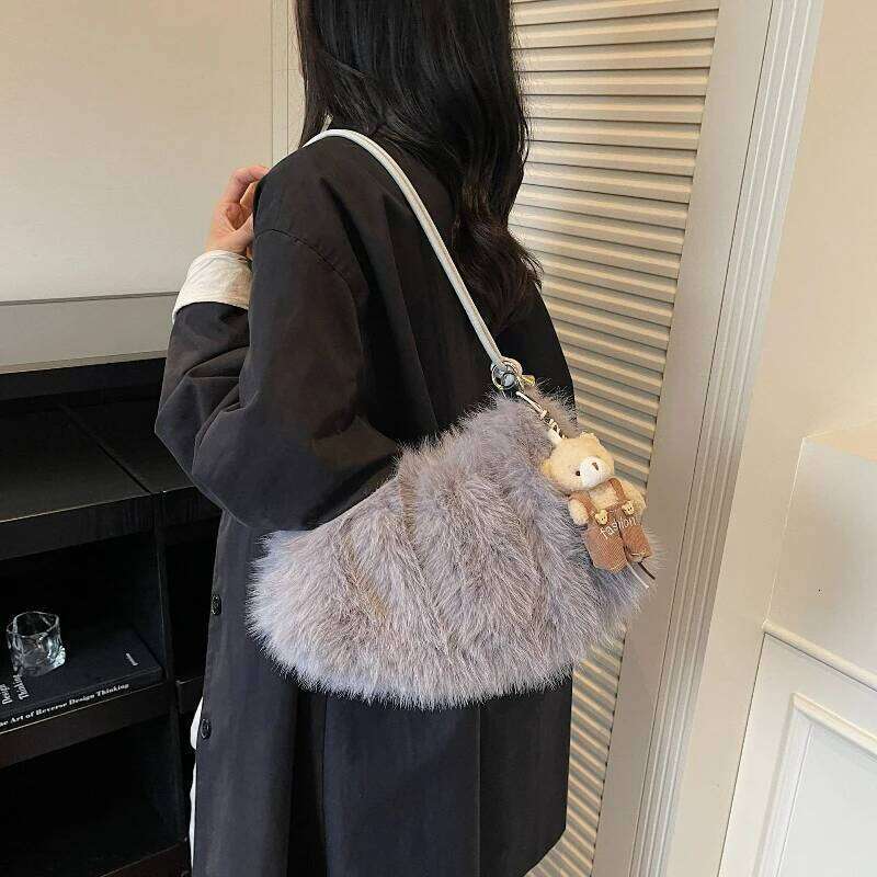 Retro fashion crossbody versatile large capacity single shoulder highend niche bucket bag C260204