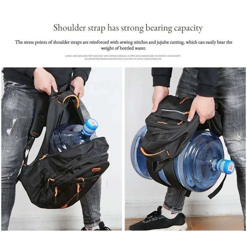 Men's Backpacks Oxford Waterproof Rucksack Business Computer Bag Casual Travel Backpack Senior High School Student Schoolbag Z260202
