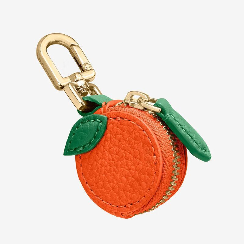 Cute Style Ornament Retro Y2K Purse Accessory Cherry Fruit Keychain Mini Cute Coin Pouch Exquisite Small Versatile Decoration Bag Pendant