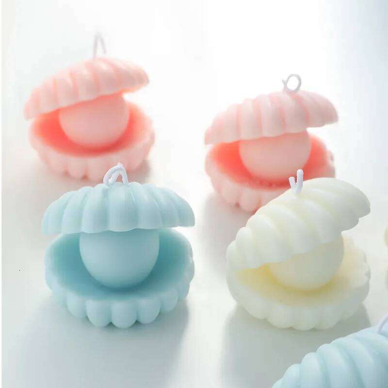 Aromatherapy Candle Pearl Shell Style Decoration Souvenir Home Fragrance Birthday Gift S260204