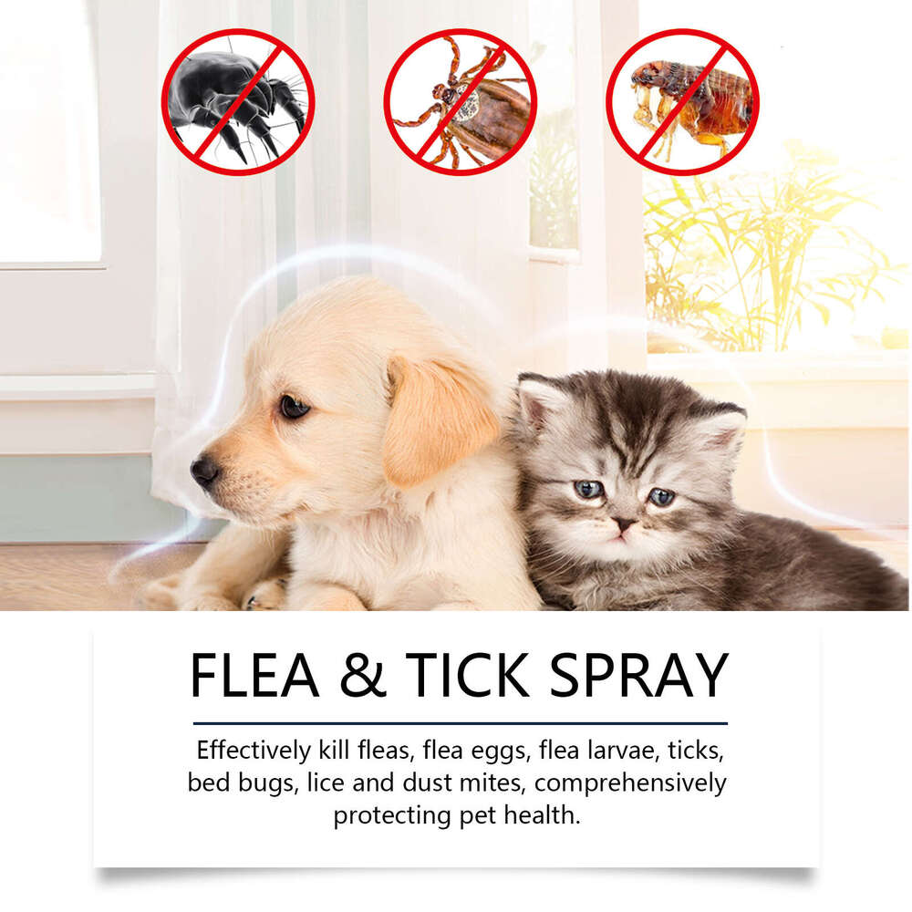 Yegbong Pet Spray Dog Cat Hair Skin Deworming Daily Gentle Cleaning Care Agent S260203