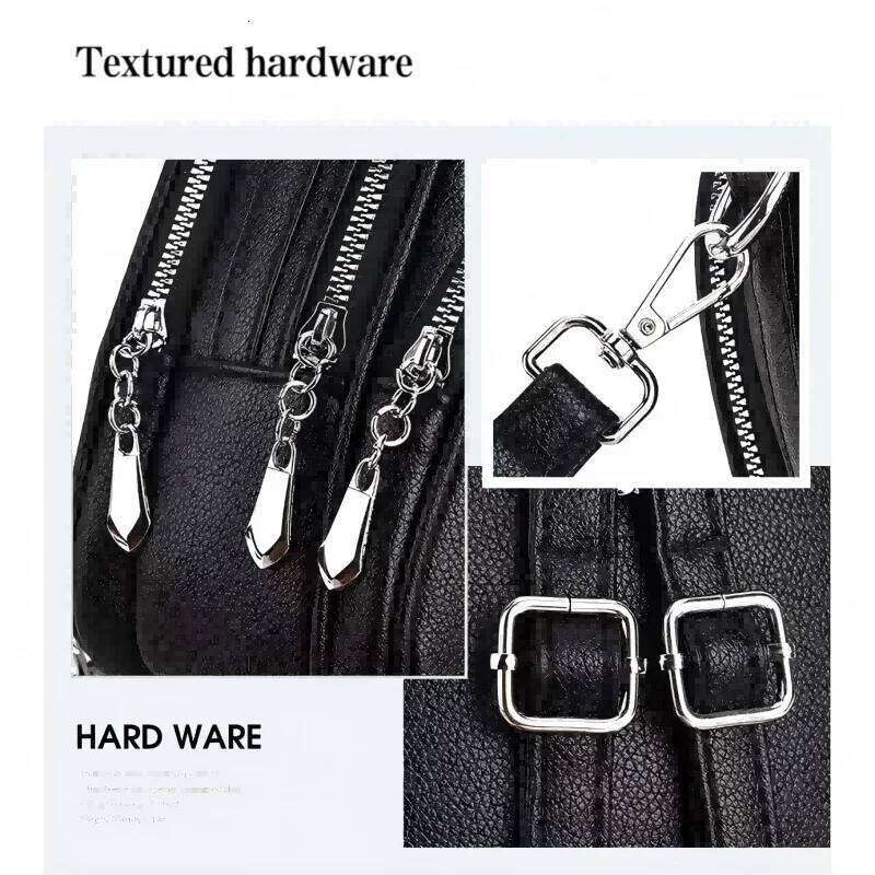 A high-quality multi-functional small backpack for ladies, new mini handbag in solid color, with a casual school style Z260204