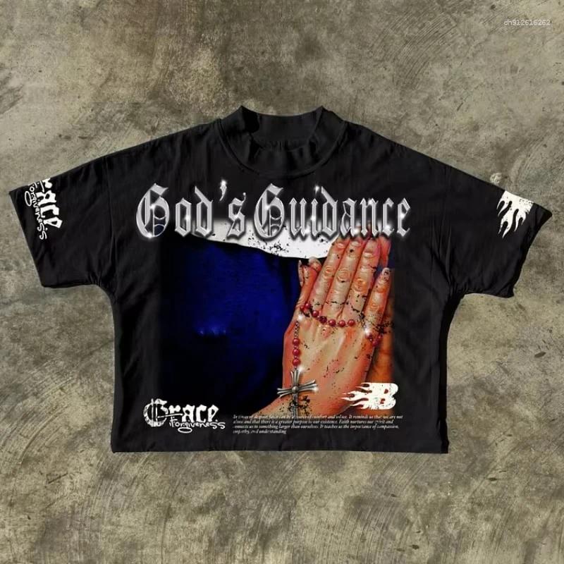 Men's T Shirts Mental Health Matters Graphics Cotton Cropped T-Shirts Men Short Sleeves Vintage Oversize Tshirt Streetwear Women Tops