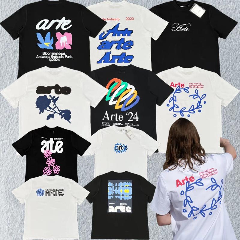 Men's T Shirts Multi Style Embroidered Flower Wreath Print Shirt Men Women Quality 2026 Summer T-shirt Top Tees