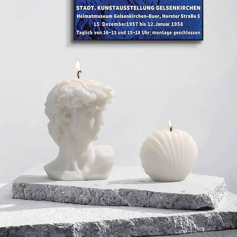 Nordic Style David Scented Mordern Home Desktop Decorations Accessories Aroma Candles Birthday Gifts Luxury Candle Decor S260204