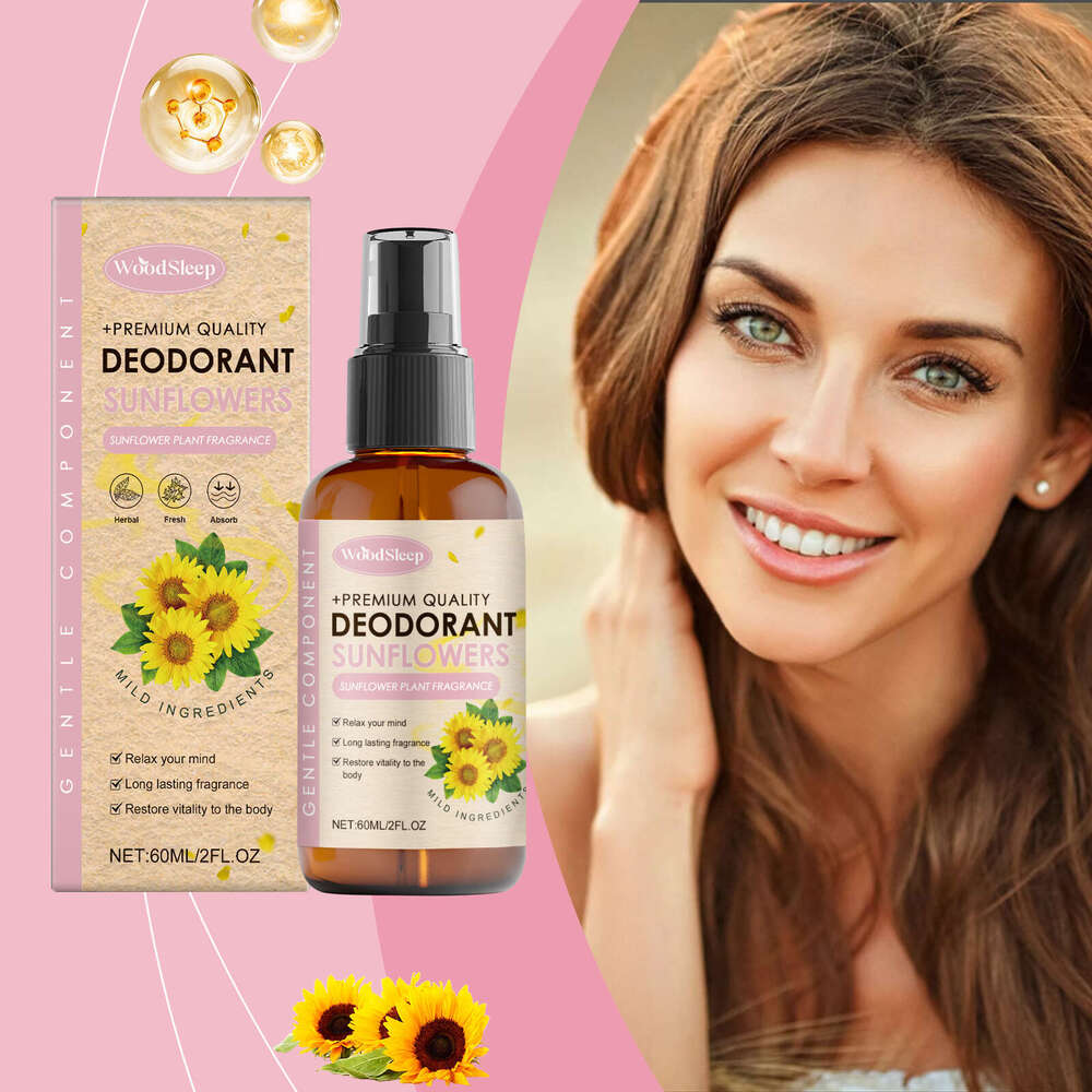 WoodSleep Sunflower Oil Spray Supplement Magnesium Element Soothes Body Cares Sleep Enhances Vitality S260203