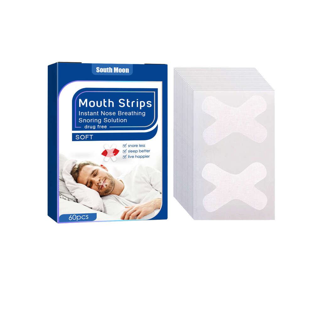South Moon for Adults Nighttime Anti-Snoring Patch Breathing Tape Prevents Mouth Opening While Sleeping S260203