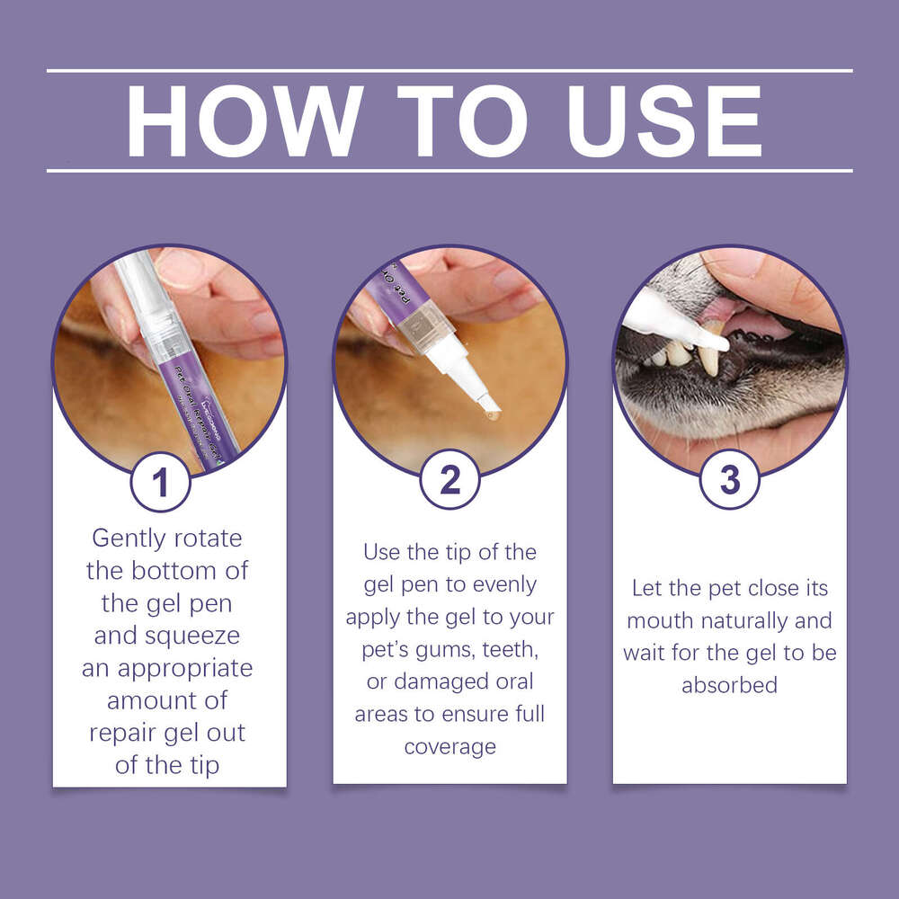 Yegbong Repair Pet Oral Cleaning Stain Removal Yellow Teeth Daily Care Gel S260203