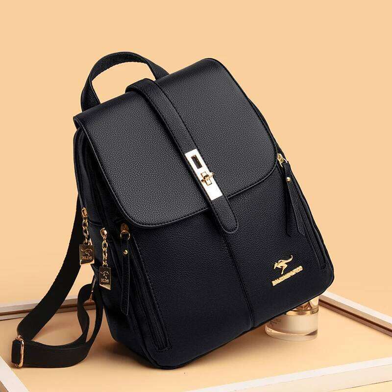 Women Large Capacity Backpack Purses High Quality Leather Female Vintage Bag School Bags Travel Bagpack Ladies Bookbag Rucksack Z260202