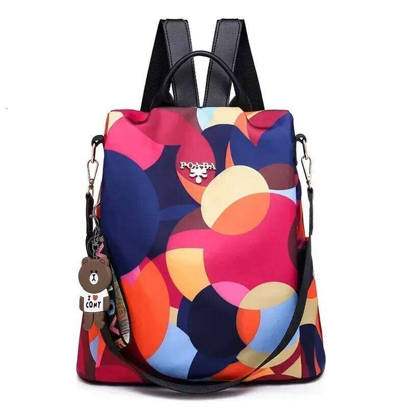 Fashion Backpack Women Oxford Cloth Shoulder Bag 2024 School Bags For Teenage Girls Light Ladies Travel Bagpack Mochila Feminina Z260204