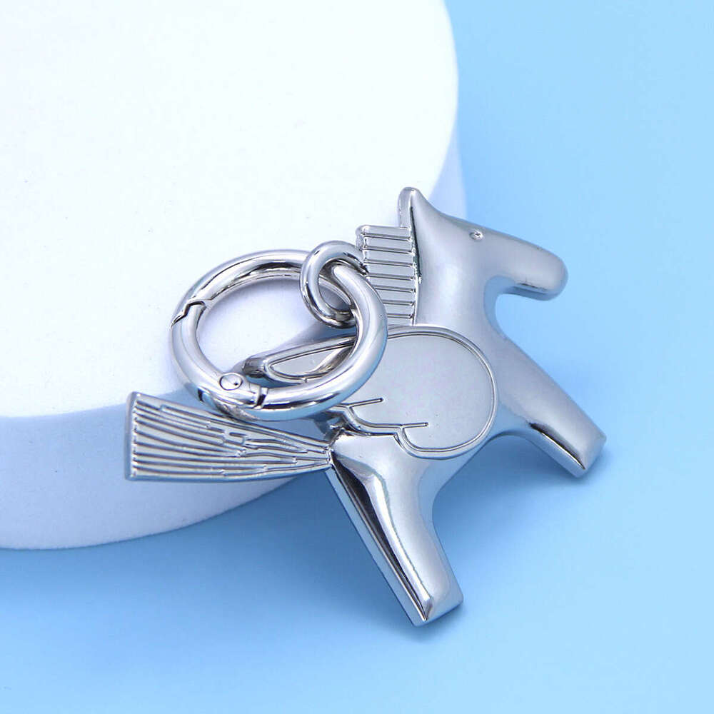 Alloy Backpack Keychain Trendy Little Pegasus Pendant Bag Decoration Car Hanging Ornament