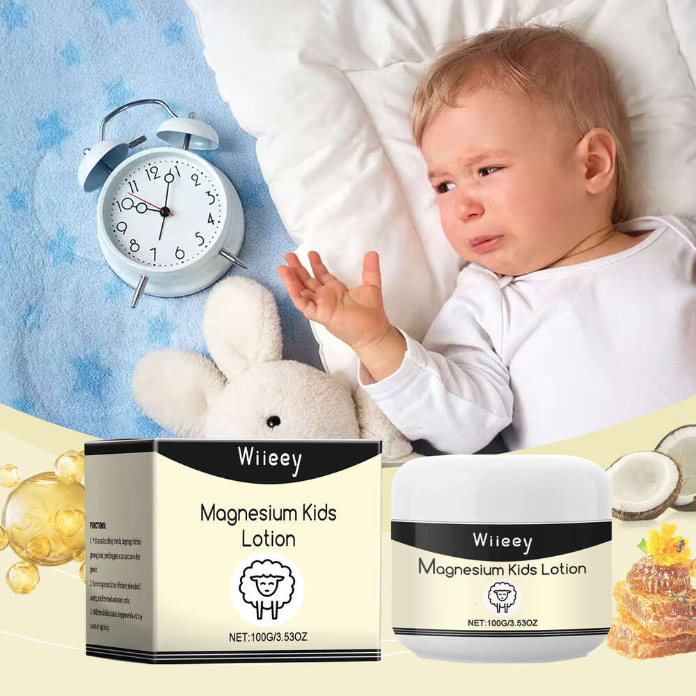 Wiieey Magnesium Moisturizing Gentle for Children's Body Skin Care Sleep Cream S260203